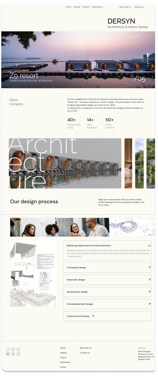 Augmented Reality App website preview